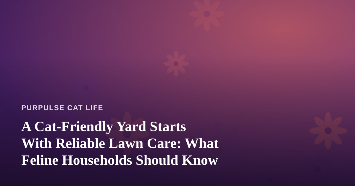 A Cat-Friendly Yard Starts With Reliable Lawn Care: What Feline Households Should Know